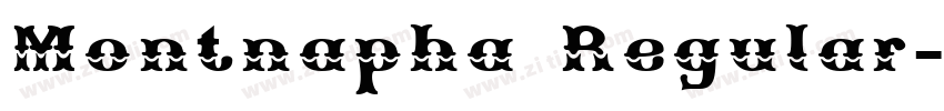 Montnapha Regular字体转换